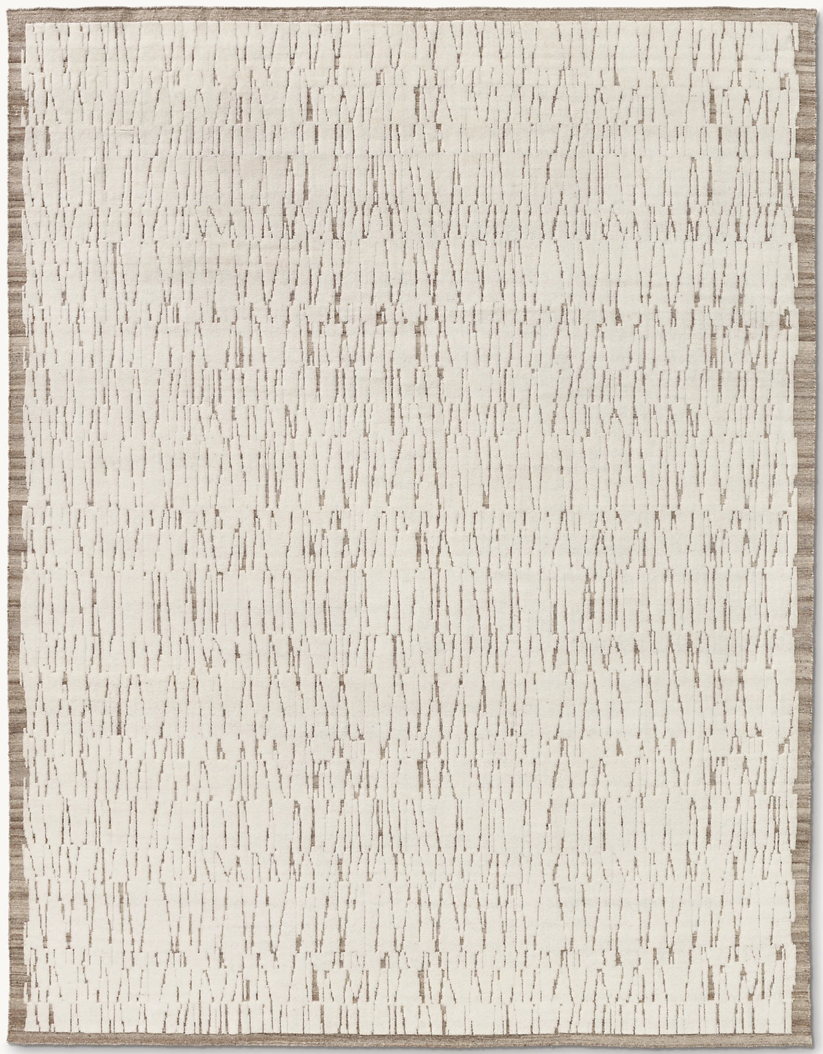 Kiri Handknotted NZ Wool Rug - Overhead View