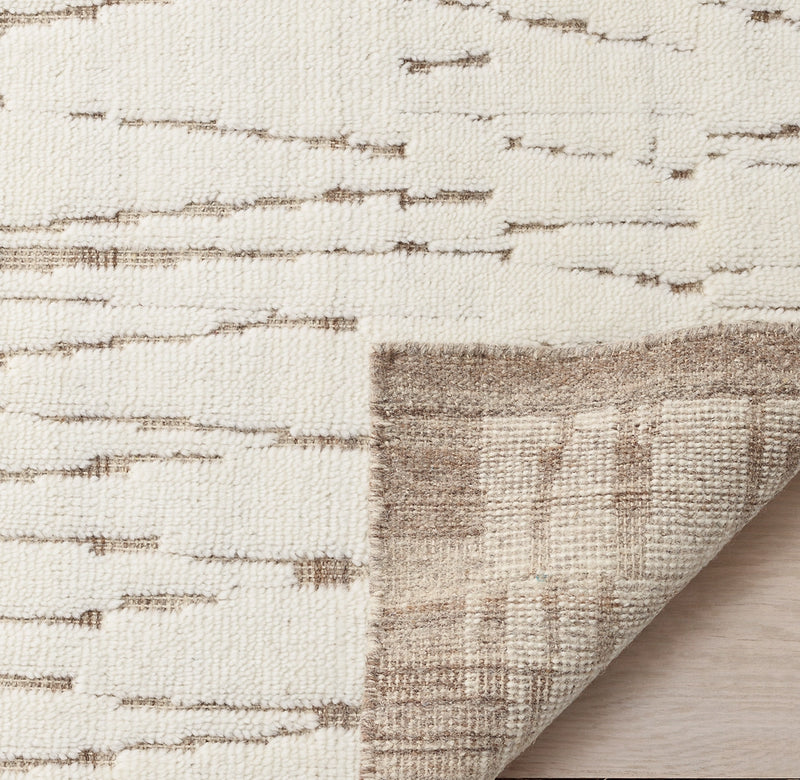 Kiri Handknotted NZ Wool Rug - Corner View