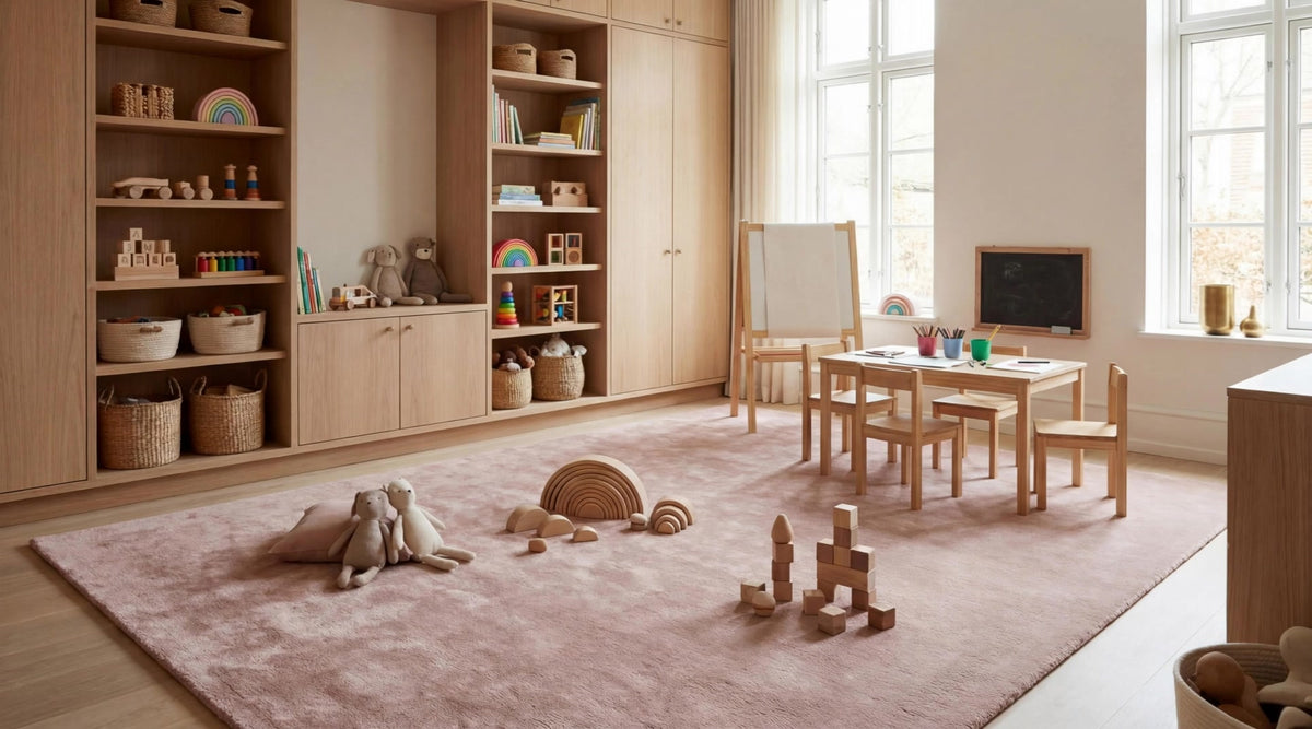 Cashmere Rose Pink Rug