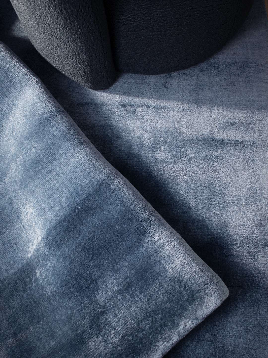 Cashmere Rug - Lagoon Blue